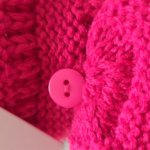 SONOMA BRAND WOMEN'S PINK COLD WEATHER ACCESS "LADDER STITCH" FLIP TOP MITTENS - Picture 8 of 11